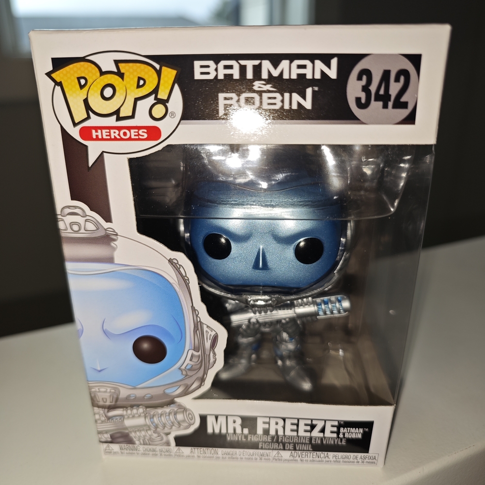 Funko Pop Heroes Mr. Freeze Blue and Silver Figure
